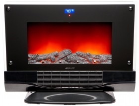 Bionaire BFH5000-UM Electric Fireplace Heater with Remote Control