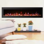 best wall mount electric fireplace heater