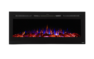 Touchstone Sideline Recessed Mounted Electric Fireplaces